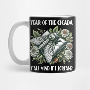 Cicada Invasion Year Of The Cicada 2024 Brood Cicada Lover Mug